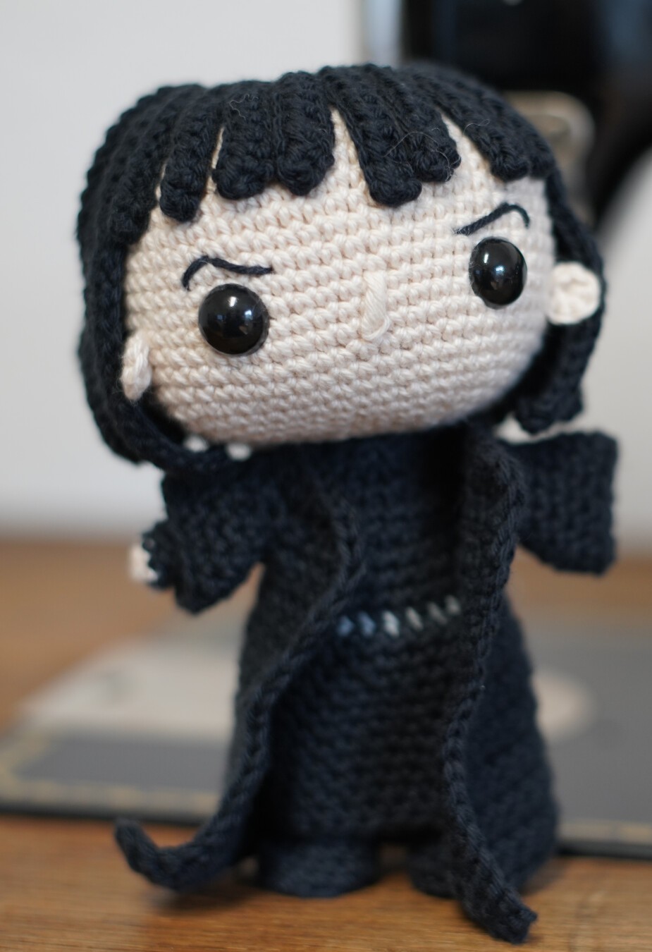 #Amigurumi #Crochet #HarryPotter #HP

Amigurumi Professor Severus Snape from the Harry Potter Movies.

Made and designed by #Wollpirat
Basically instructions based on #Crocheniacs